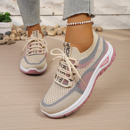 Women's Shoes Autumn 2026 Casual Sneaker New Style Two‑Color Single Shoes Versatile Fashionable Work Shoes Free Shipping
