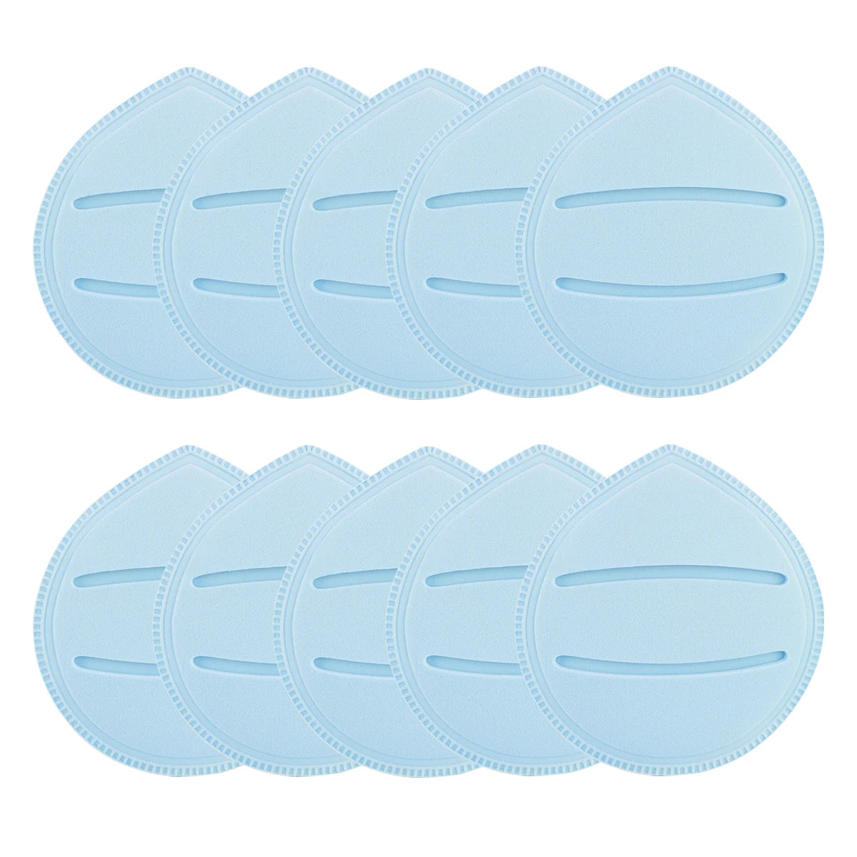 1-10pcs Super Thick Soft Makeup Puffs Large Cotton Velvet Powder Puff Liquid Foundation Sponge Cosmetics Tools Wet Dry Use Puff