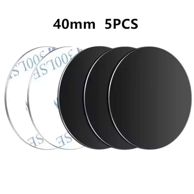 5/10PCS Magnetic Metal Plate Disk Car Phone Holder Stickers Magnetic Patch Sticker for Tablet Mobile Phone Car Stand Mount