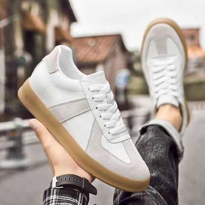 Fall Winter Invisible Heightening Men's Shoes 8cm Leisure Sports Shoes Fashionable Retro Men's Sneakers Breathable Leather