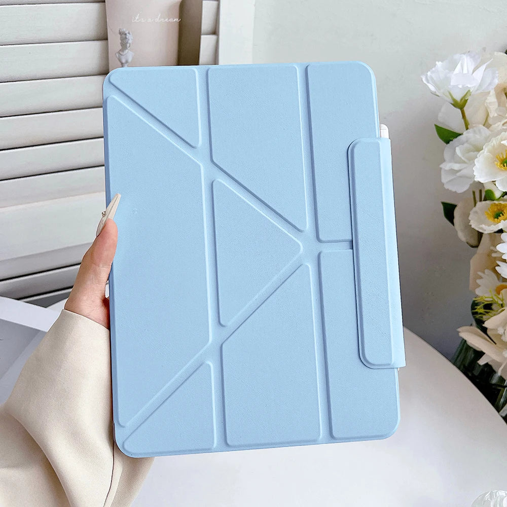 Smart Case for iPad A16 11th Gen 2025  for iPad Air11 13 inch M2 M3 mini6/7 ipad Air5 4th air 6th Pro11 10th 9th 8 7 10.2  Cover