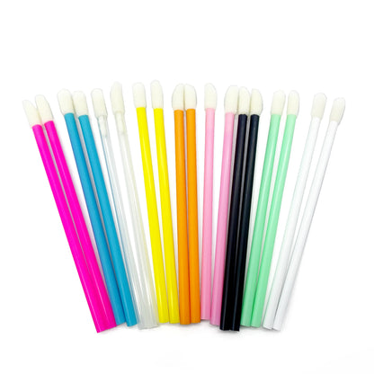 50pcs Disposable Lip Brushes Eyelash Applicator Mascara Wands Brush Lipstickers Wands  Makeup Tools EyelashExtension Supplies