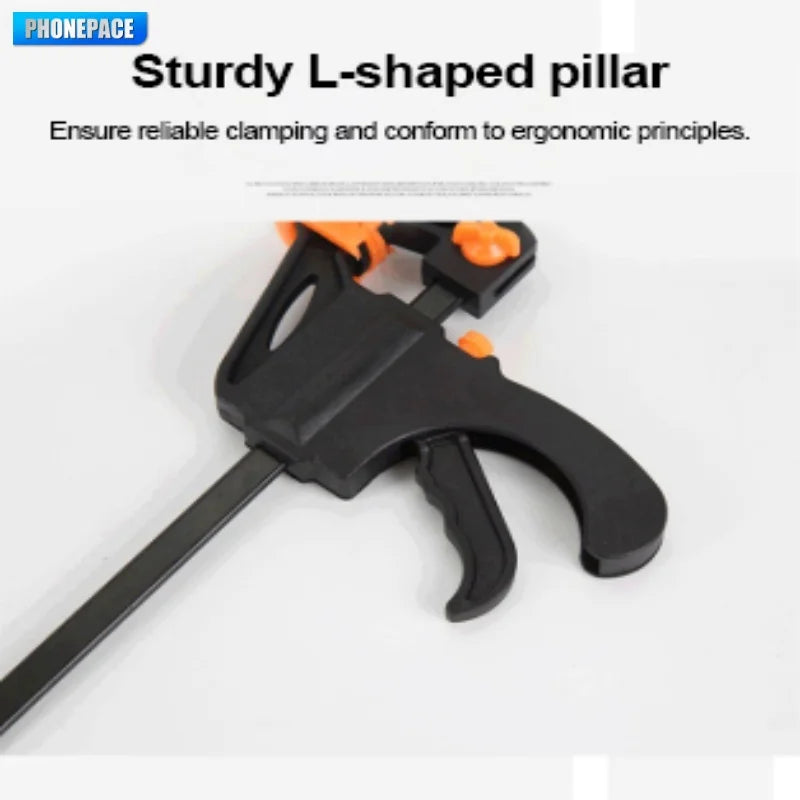 Premium 5/2Pcs 4 Inch Ratchet Release Clips Heavy Duty Solid Bar Clamp Quick Release Design Durable Woodworking Hand Tools Perfe