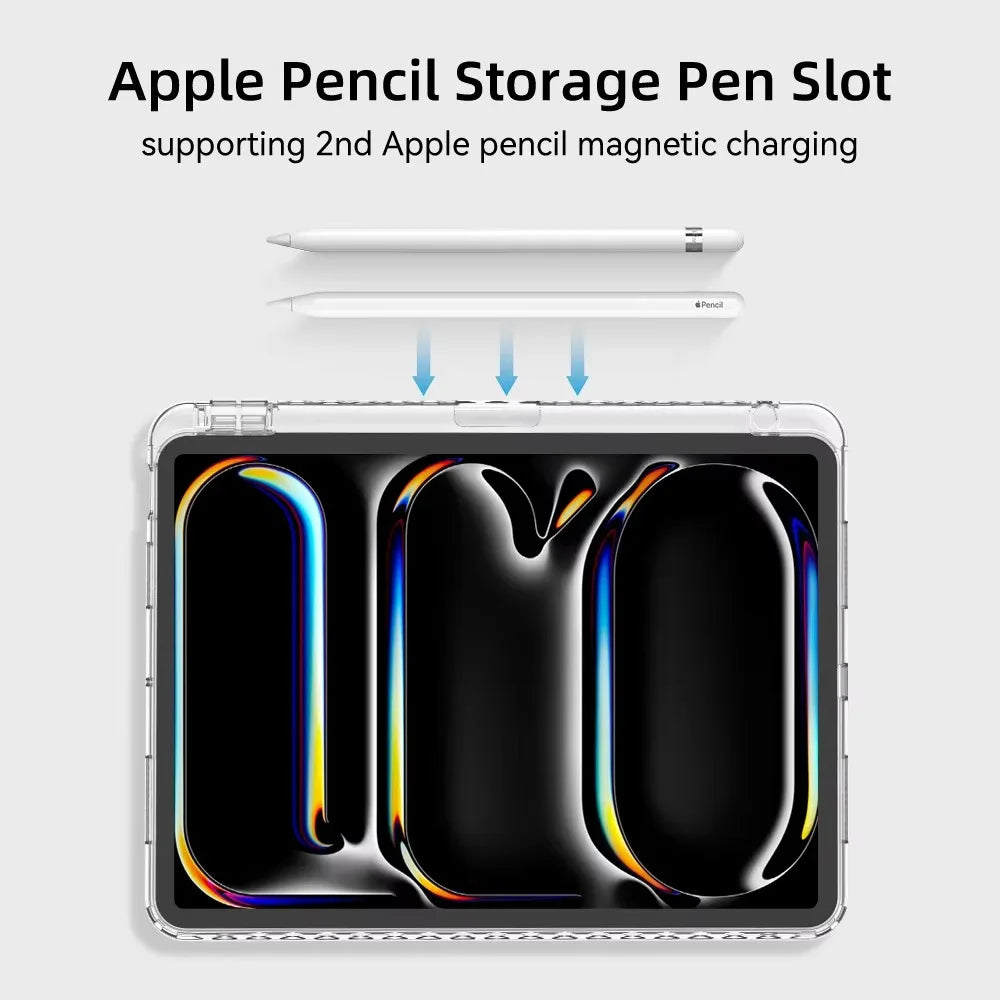 For iPad 10th Generation Case iPad 10.2 7 8 9th Gen Cover For iPad Air 4 5 6 10.9 11 12.9 13 M2 M3 M4 9.7 Mini6 7 11th（A16）Case