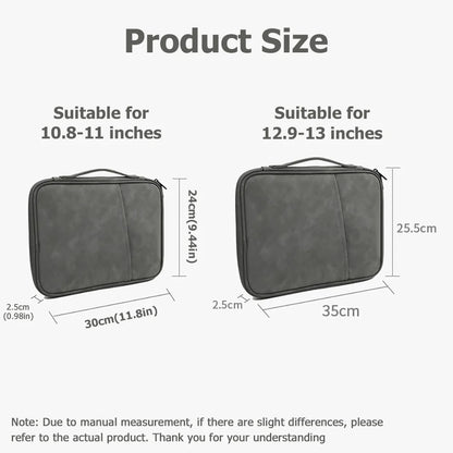 Tablet Sleeve Pouch For iPad Pro 11 2024 11 Inch Air 11 Air 6th Gen Handbag Sleeve Case For IPad Air 13 Pro13 12.9 Dustproof Bag