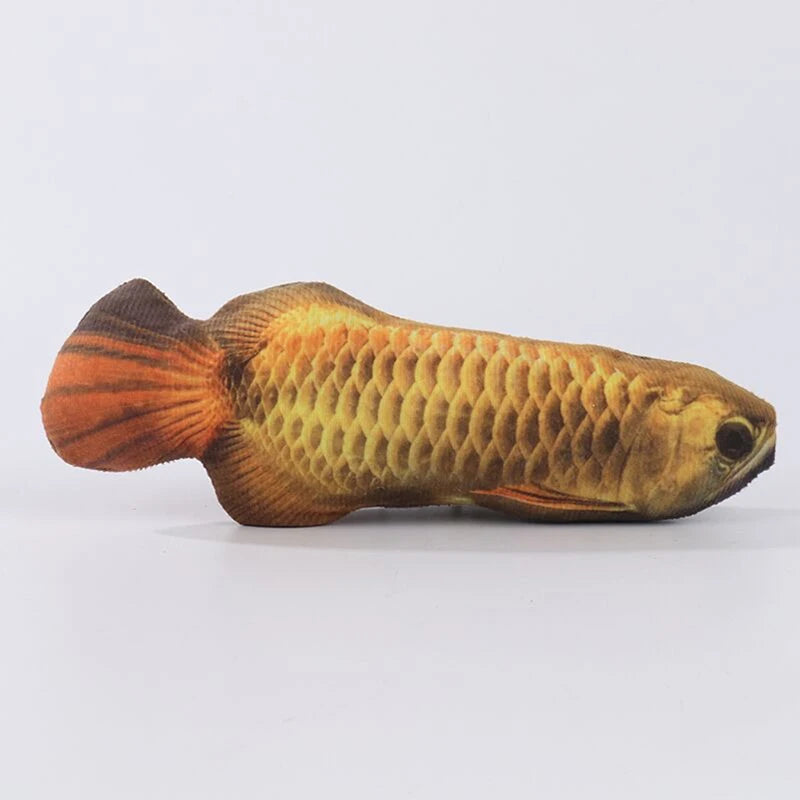 1Pcs/2Pcs Catnip Fish Cat Toys Soft Linen Bite-Resistant Plush Fish Interactive Chew Toys for Indoor Cats Pet Supplies