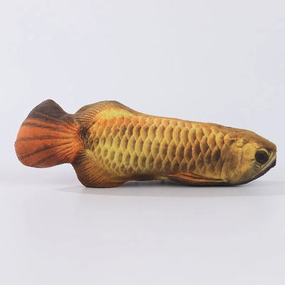 1Pcs/2Pcs Catnip Fish Cat Toys Soft Linen Bite-Resistant Plush Fish Interactive Chew Toys for Indoor Cats Pet Supplies