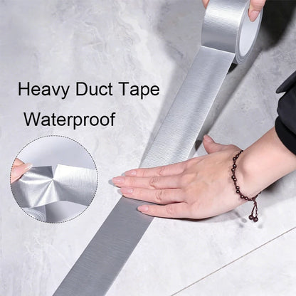 5/10/20M Duct Tape Heavy Duty Waterproof Strong Adhesive Silver No Residue Adhesive For Home Repair Use Carpet Binding Bundles