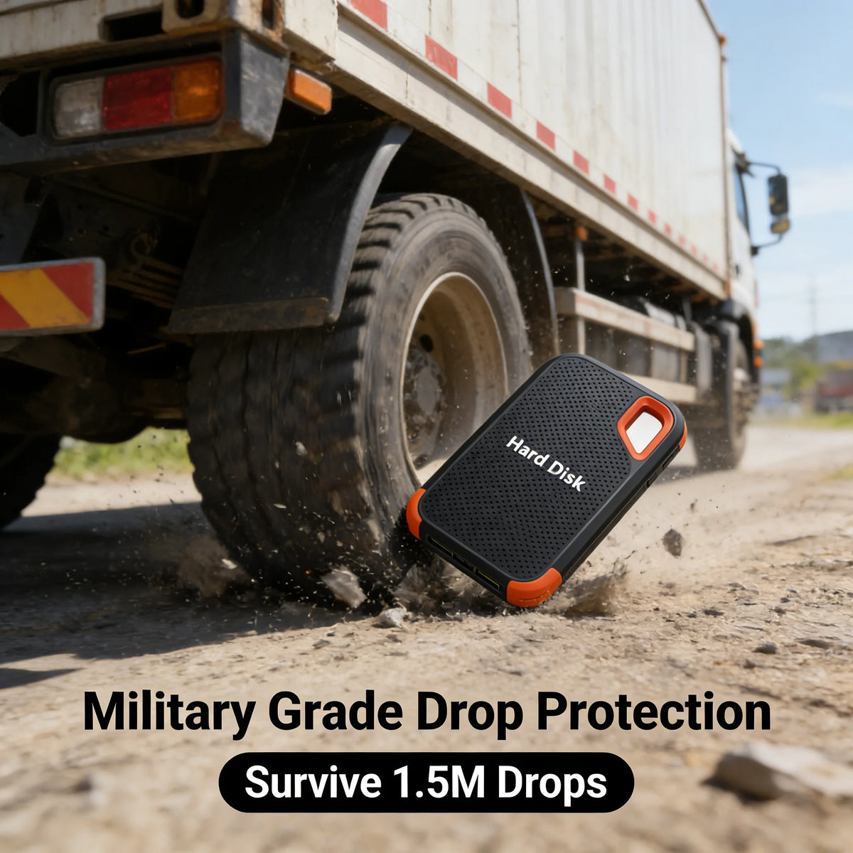 External Solid State Drive 2TB Portable SSD USB 3.2 Gen2 Fast Data Transfer Secure Storage for Important Files
