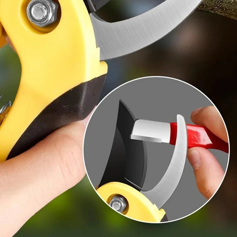Tungsten Diamond Ceramic Sharpening Stone Professional Knife Scissor Sharpener for Kitchen Garden All Blades Shears Cutting Tool