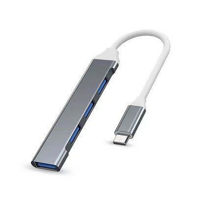 467 USB Dock Multi-Function Wire Divider High Speed Transmission One Drag Four Expanders for Mobile Phone Computer