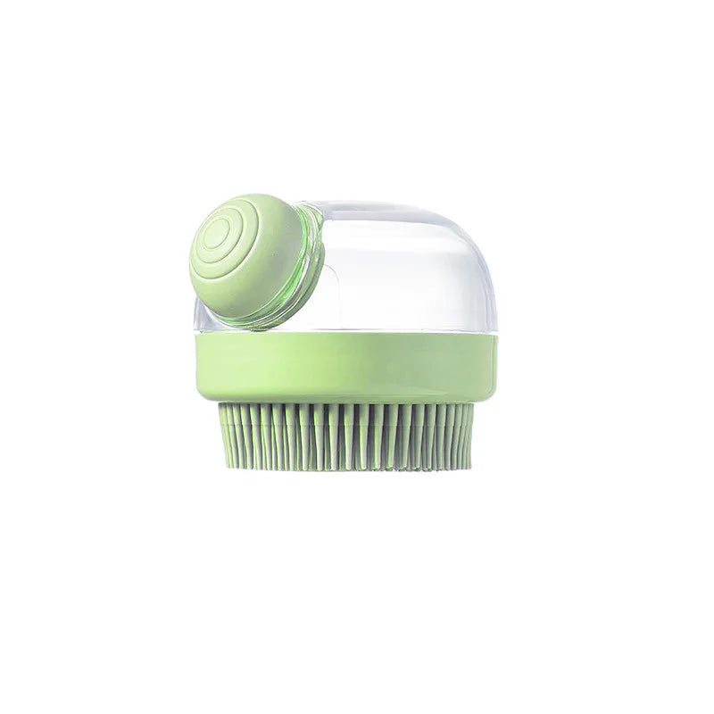 Silicone Dog Bath Massage Gloves Brush Pet Cat Bathroom Cleaning Tool Comb Brush for Dog Can Pour Shampoo Dog Grooming Supplies