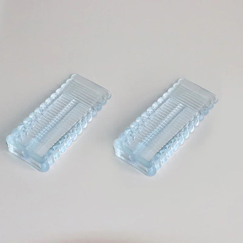 Reusable Silicone Door Stopper Non-Slip Wedge Child Safety Prevents Slamming And Pinching for Home And Office.