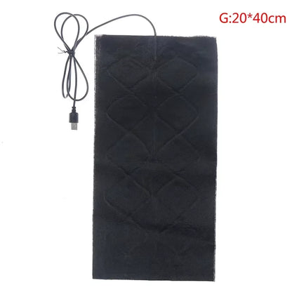 5V Temperature USB High Temperature Heater – Carbon Fiber Far Infrared Heater, Waist & Knee Pad Electric Heater 50℃-60℃