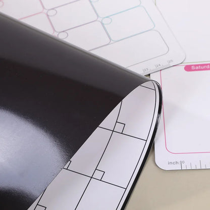 1Pcs Refrigerator Sticker Message Board Magnetic Refrigerator Sticker PVC Creative Writing Board Used To Make Note Week Schedule