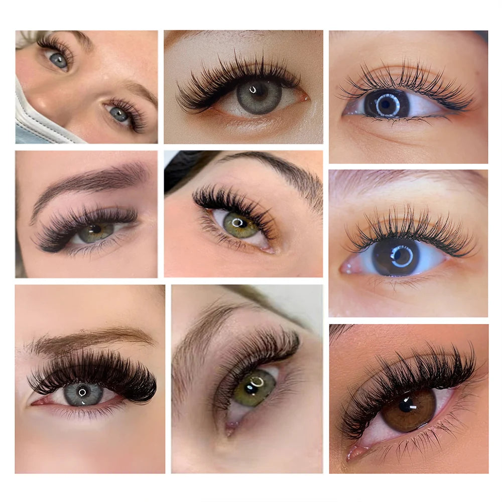 NAGARAKU Classic Eyelash Extension All Size Faux Mink Individual False lash Natural Soft Lashes Cils Makeup C D