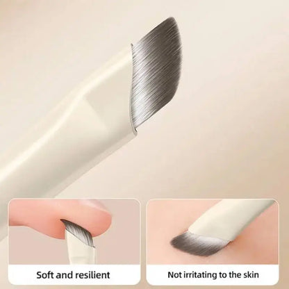 5/6/8/10pcs Natural Eye Makeup Brushes Set Detail Eyeshadow Brush Makeup Brush White Ultra Soft Eyeshadow Eyeliner Makeup Tool