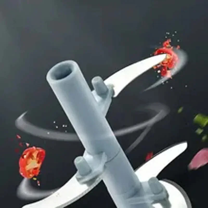 Manual Meat Grinder Garlic Chopper Rotating Garlic Press Vegetable Onion Cutting Machine，160/500/900ML