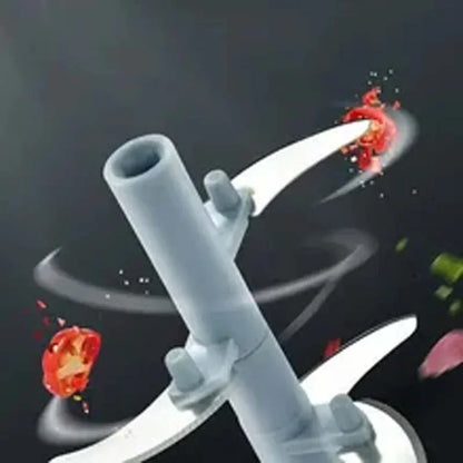 Manual Meat Grinder Garlic Chopper Rotating Garlic Press Vegetable Onion Cutting Machine，160/500/900ML