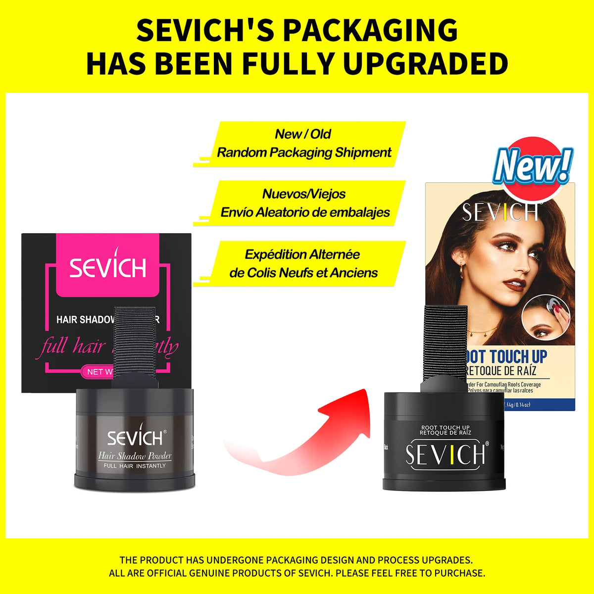 Sevich Hairline Powder 4g Hairline Shadow Powder Women Men Makeup Hair Concealer Natural Cover Unisex Hair Straightener Brush