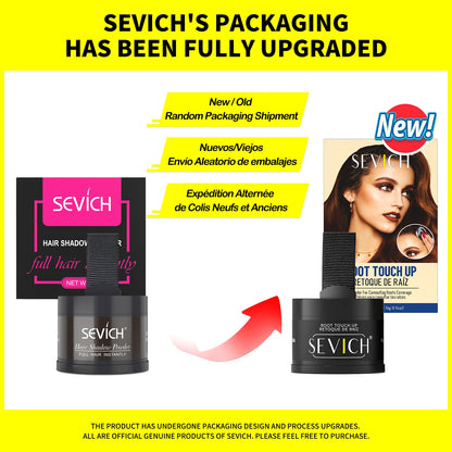 Sevich Hairline Powder 4g Hairline Shadow Powder Women Men Makeup Hair Concealer Natural Cover Unisex Hair Straightener Brush