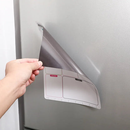 1Pcs Refrigerator Sticker Message Board Magnetic Refrigerator Sticker PVC Creative Writing Board Used To Make Note Week Schedule