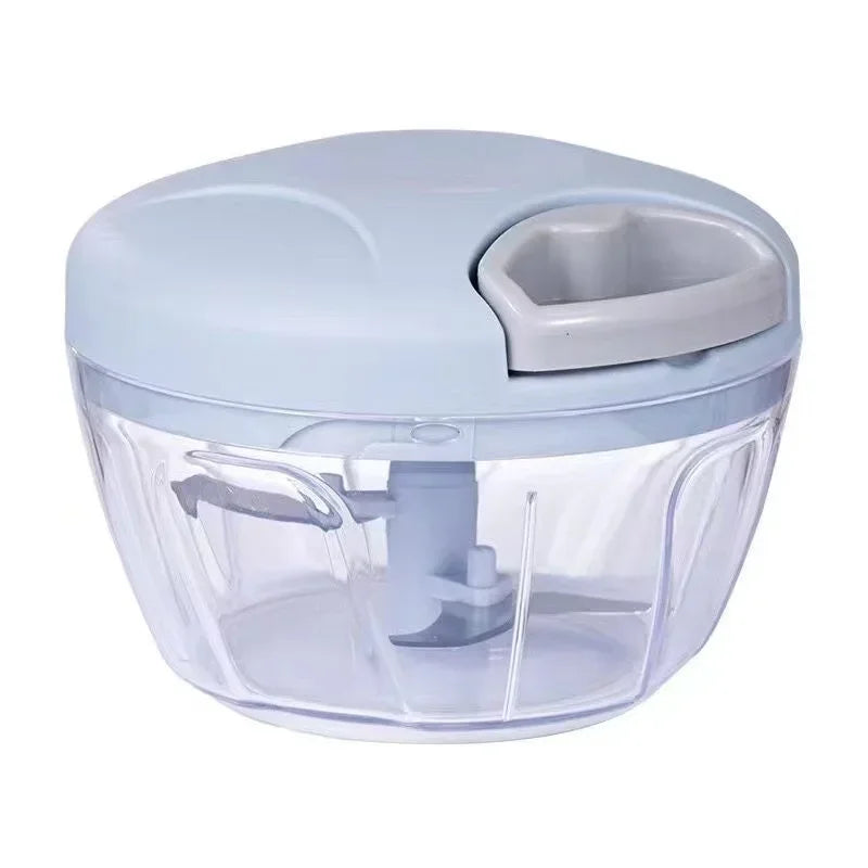 Manual Meat Grinder Garlic Chopper Rotating Garlic Press Vegetable Onion Cutting Machine，160/500/900ML