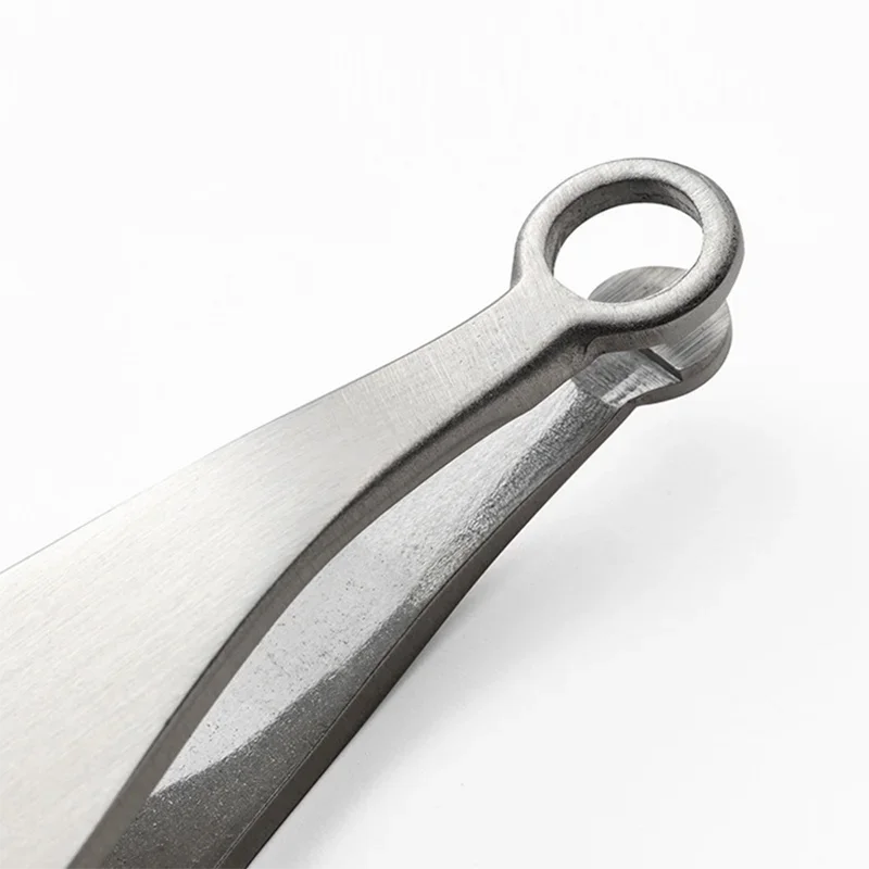 Universal Nose Hair Trimming Tweezers Stainless Steel Eyebrow Nose Hair Cut Manicure Facial Trimming Makeup Scissors Trimmer