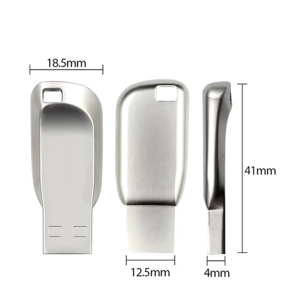 High-Speed Metal Rod USB Flash Drive 3.0 Durable Data Storage Stick Pen U Disk Multiple Capacities Options-128GB 64GB 32GB 16GB