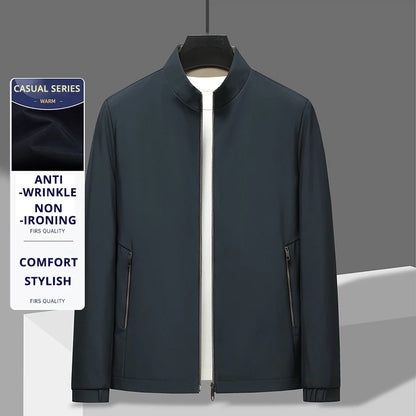 Top Quality New Men's Stand Collar Jacket Lightweight Windbreaker Outdoor Jacket Coats Soft Shell Autumn Casual Outerwear 2026