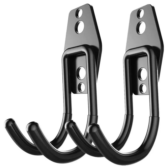 Heavy Duty Garage Storage Utility Hooks Wall Mount Hanging Tool Organizer for Garden Tools Efficient Space Solution