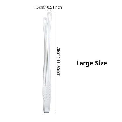 Long Stainless Steel Kitchen Tongs Non-Slip Heat Resistant BBQ Grill Tongs for Steak Seafood Buffet Salad Cooking Tools