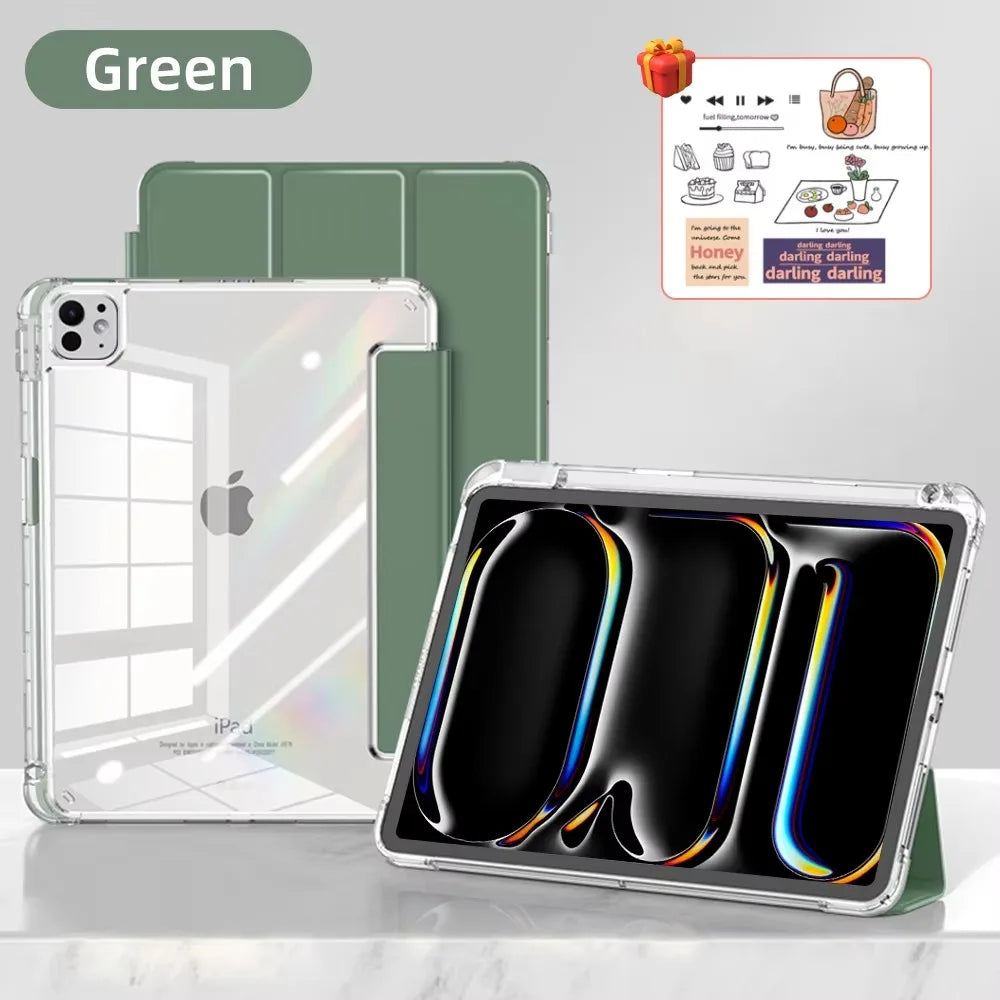 For iPad 10th Generation Case iPad 10.2 7 8 9th Gen Cover For iPad Air 4 5 6 10.9 11 12.9 13 M2 M3 M4 9.7 Mini6 7 11th（A16）Case
