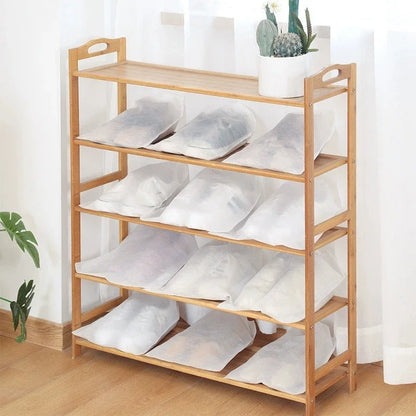 20/30/50Pcs Shoe Dust Covers Set Drawstring Clear Portable Shoe Storage for Sundries Dustproof Shoe Cover Bags Drying Shoes Prot