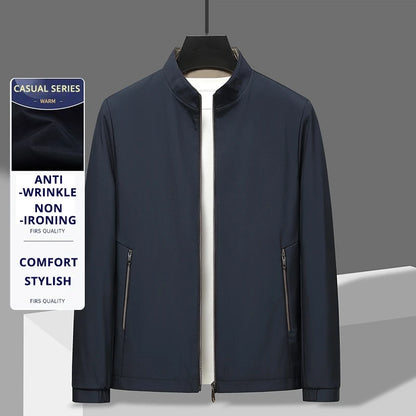 Top Quality New Men's Stand Collar Jacket Lightweight Windbreaker Outdoor Jacket Coats Soft Shell Autumn Casual Outerwear 2026