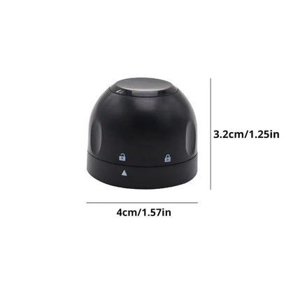 1pc Black Domestic Kitchen Sealing Red Wine Bottles Stoppers Mini Preservation Spin Leak Proof Wine Champagne Stoppers Cap