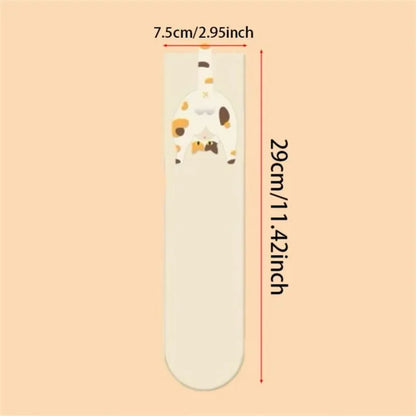 Couple Cat Egg Socks 3D Funny Mid Tube Winter Warm Matching Wear for Lovers Halloween Christmas Gift Cozy Novelty Style